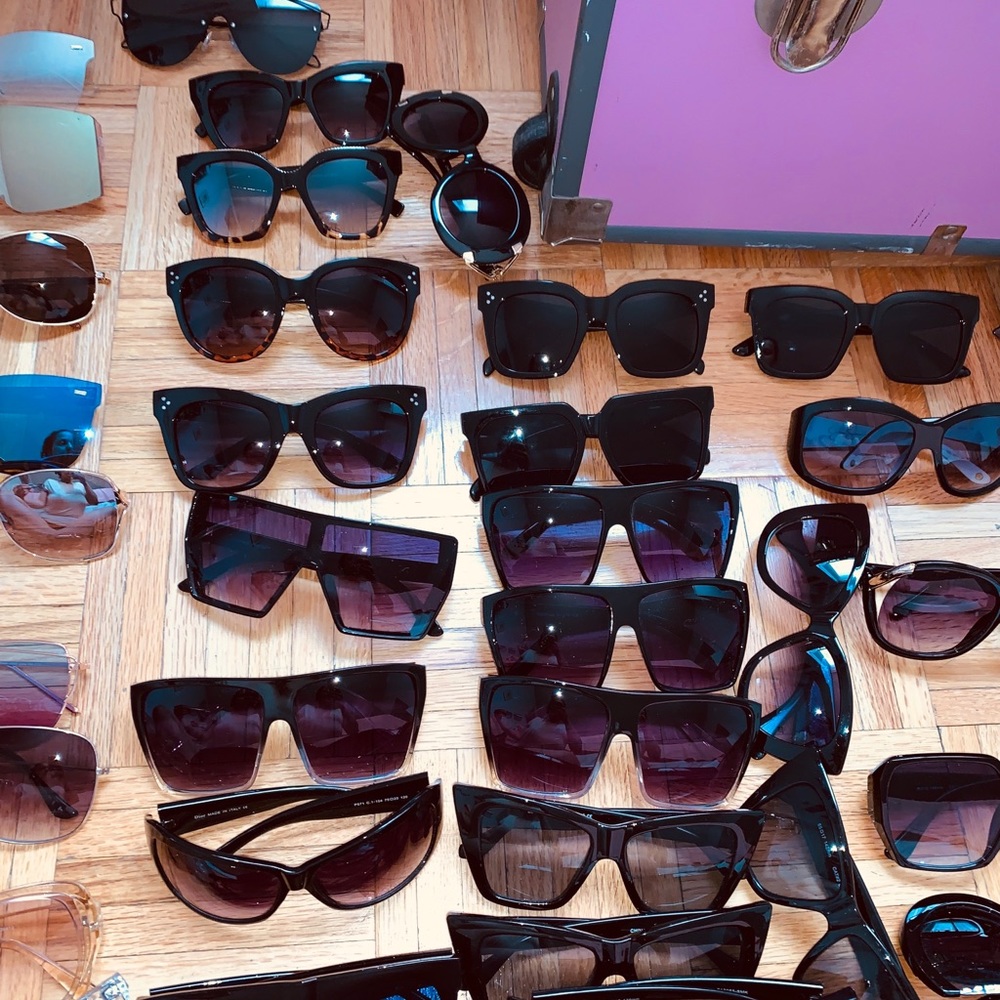 Sunglasses all black